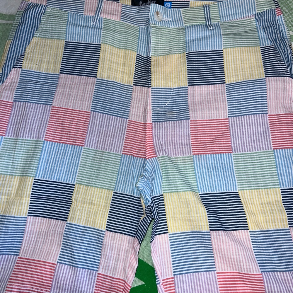 Multicolor Striped Men's Hybrid Shorts